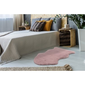Tapis 90x60cm, design C005Y coloris rose - Confort et élégance pour votre intérieur