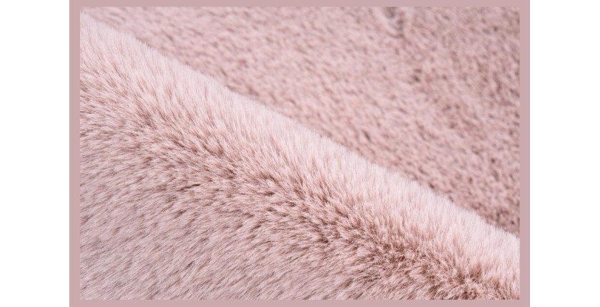 Tapis 90x60cm, design C005Y coloris rose - Confort et élégance pour votre intérieur