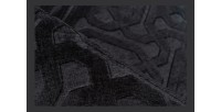Tapis 280x80cm, design D012A coloris graphite - Confort et élégance pour votre intérieur