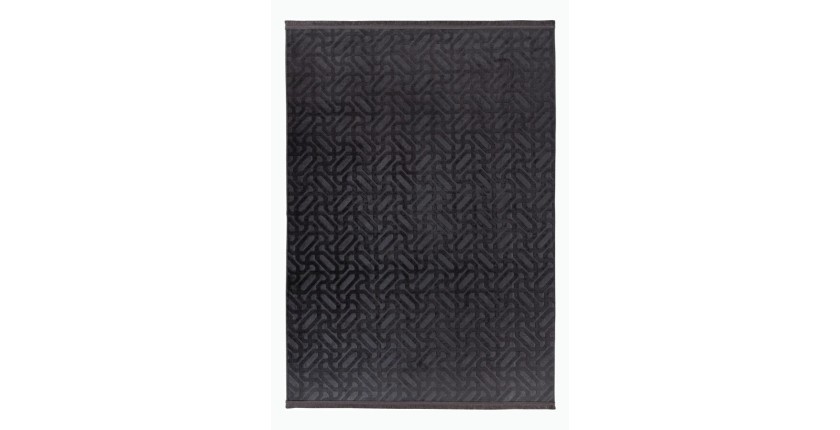 Tapis 280x80cm, design D012A coloris graphite - Confort et élégance pour votre intérieur