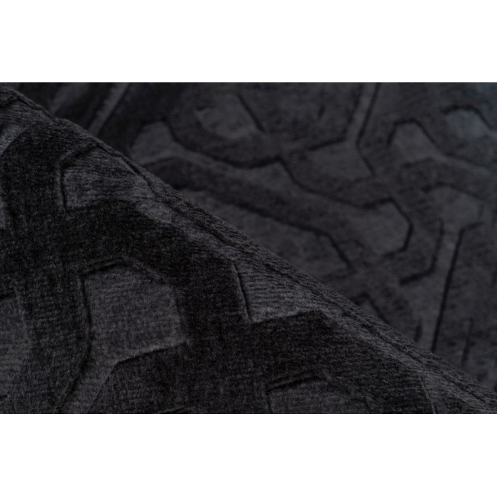 Tapis 280x200cm, design D012A coloris graphite - Confort et élégance pour votre intérieur