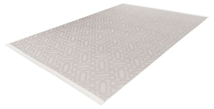 Tapis 140x80cm, design D012A coloris gris - Confort et élégance pour votre intérieur