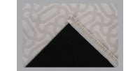 Tapis 140x80cm, design D012A coloris gris - Confort et élégance pour votre intérieur