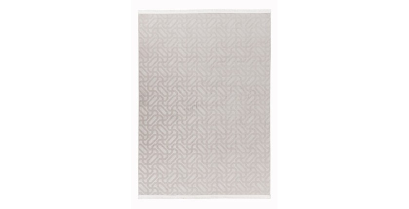 Tapis 140x80cm, design D012A coloris gris - Confort et élégance pour votre intérieur