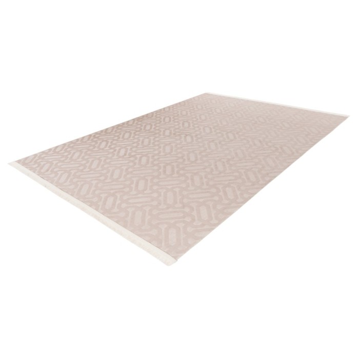 Tapis 160x120cm, design D012A coloris taupe clair - Confort et élégance pour votre intérieur
