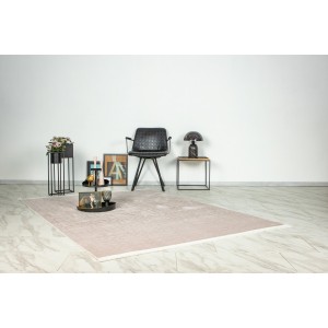 Tapis 280x200cm, design D012A coloris taupe clair - Confort et élégance pour votre intérieur