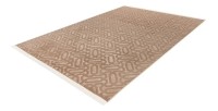 Tapis 280x80cm, design D012A coloris taupe - Confort et élégance pour votre intérieur