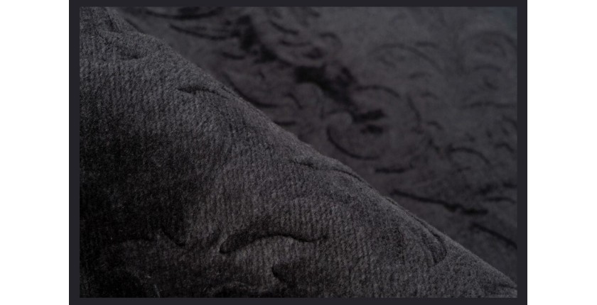 Tapis 280x80cm, design D112A coloris graphite - Confort et élégance pour votre intérieur