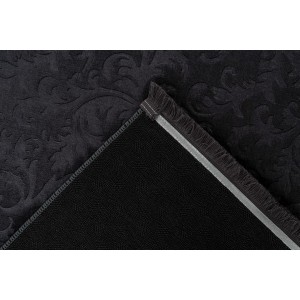Tapis 280x80cm, design D112A coloris graphite - Confort et élégance pour votre intérieur