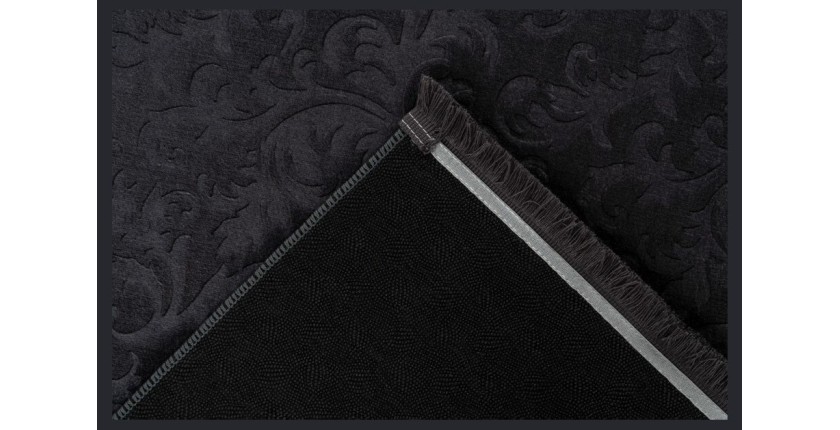 Tapis 280x200cm, design D112A coloris graphite - Confort et élégance pour votre intérieur