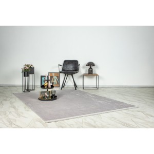 Tapis 140x80cm, design D112A coloris gris - Confort et élégance pour votre intérieur