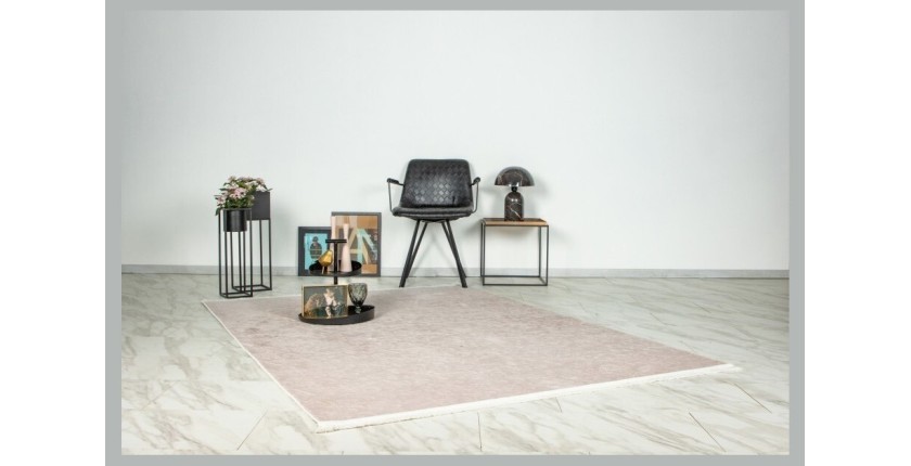 Tapis 280x200cm, design D112A coloris taupe clair - Confort et élégance pour votre intérieur