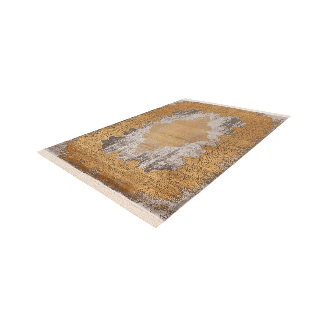 Tapis 170x120, design E109E coloris doré - Confort et élégance pour votre intérieur