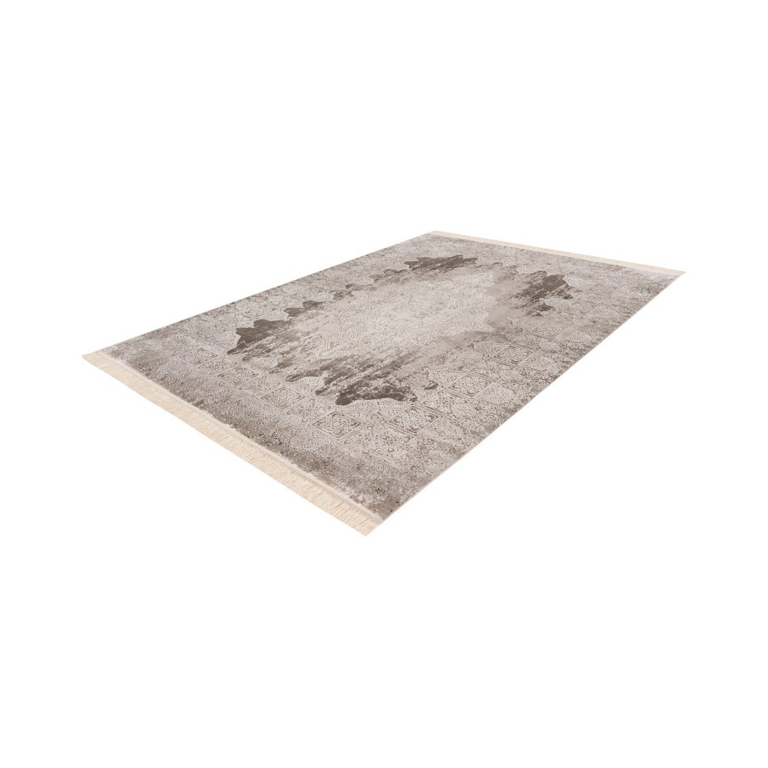 Tapis 290x200cm, design E109E coloris argent - Confort et élégance pour votre intérieur