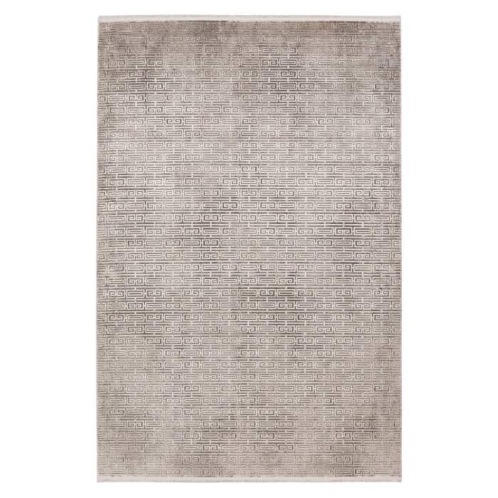 Tapis 230x160cm, design E209E coloris argent - Confort et élégance pour votre intérieur