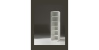 Bibliothèque de bureau avec 5 étagères – Collection SOON – Blanc Mat