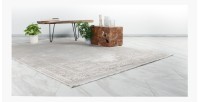 Tapis 150x80cm, design E209E coloris crème - Confort et élégance pour votre intérieur