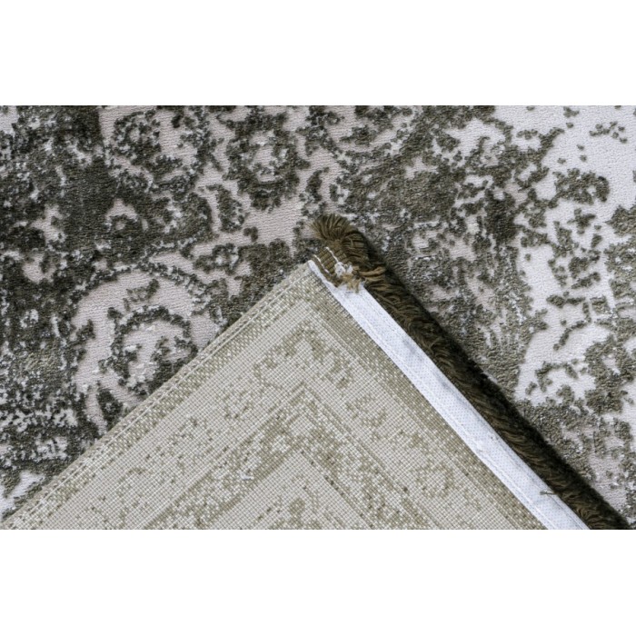 Tapis 150x80cm, design E209E coloris vert - Confort et élégance pour votre intérieur