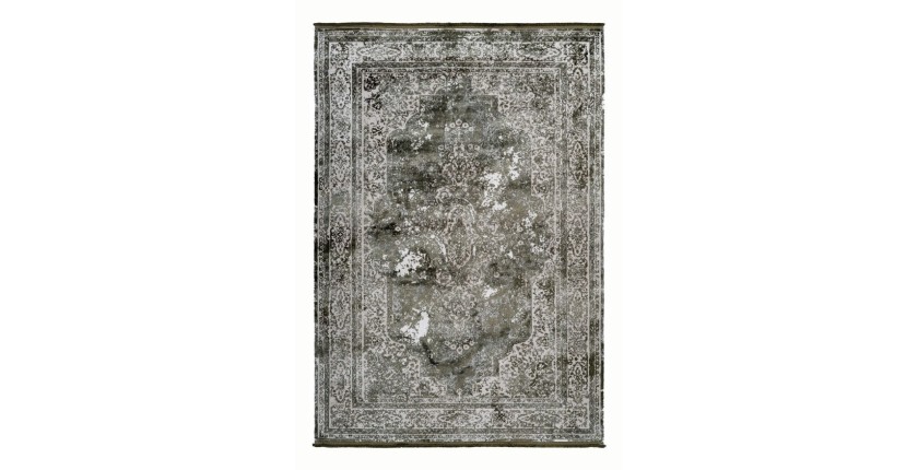 Tapis 150x80cm, design E209E coloris vert - Confort et élégance pour votre intérieur
