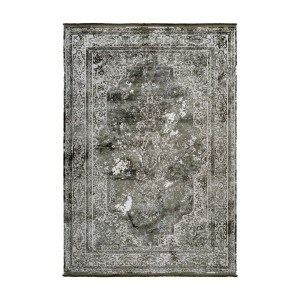 Tapis 150x80cm, design E209E coloris vert - Confort et élégance pour votre intérieur
