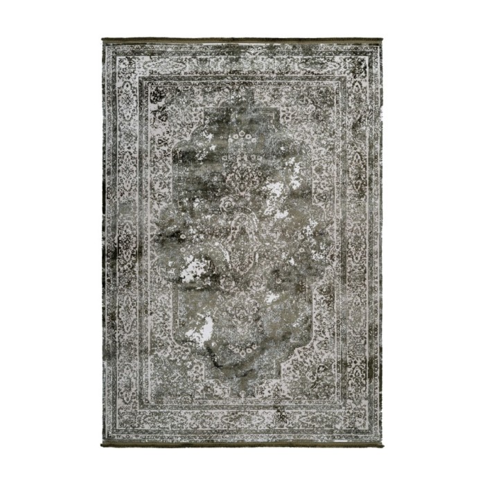 Tapis 230x160cm, design E209E coloris vert - Confort et élégance pour votre intérieur