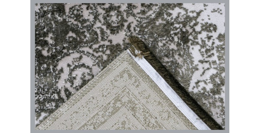 Tapis 290x200cm, design E209E coloris vert - Confort et élégance pour votre intérieur