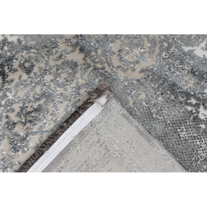Tapis 150x80cm, design E209E coloris argent - Confort et élégance pour votre intérieur