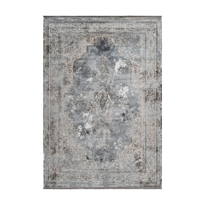 Tapis 330x240cm, design E209E coloris argent - Confort et élégance pour votre intérieur
