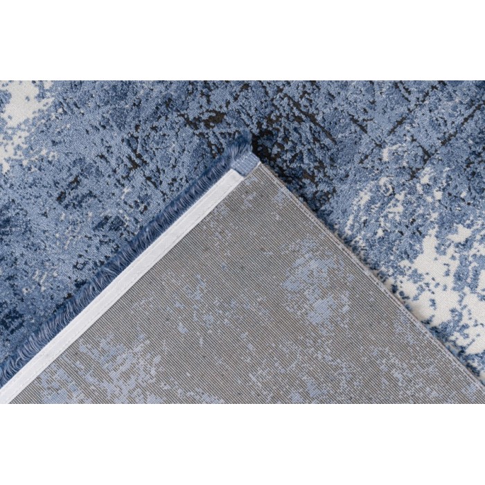 Tapis 290x200cm, design E409E coloris bleu - Confort et élégance pour votre intérieur