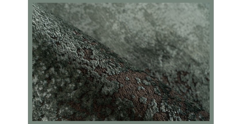 Tapis 290x200cm, design E509E coloris vert onyx - Confort et élégance pour votre intérieur