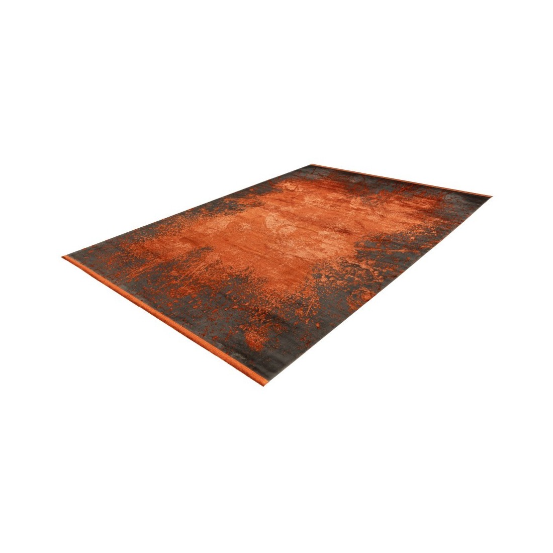 Tapis 290x200cm, design E509E coloris terracotta - Confort et élégance pour votre intérieur