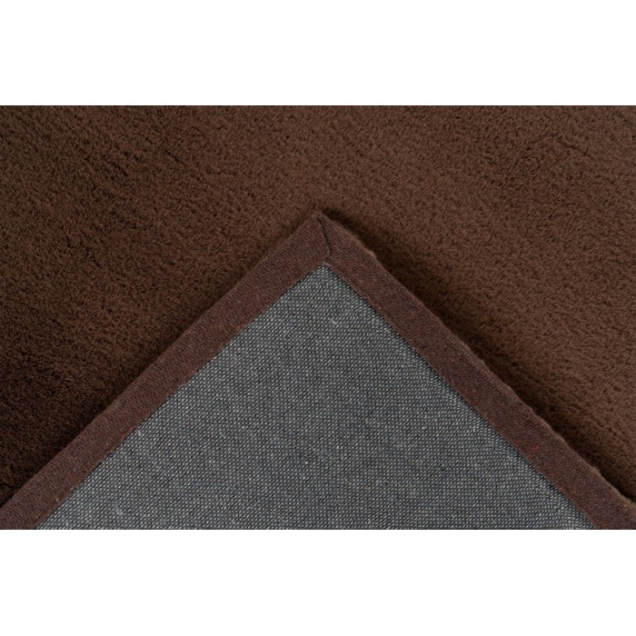 Tapis 150x80cm, design E005N coloris brun - Confort et élégance pour votre intérieur