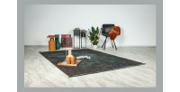 Tapis 230x160cm, design E509E coloris vert onyx - Confort et élégance pour votre intérieur