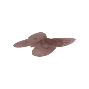 Tapis enfant 100x100, design E005S coloris rose poudré - Confort et élégance pour votre intérieur