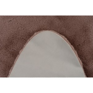 Tapis enfant 100x100, design E005S coloris rose poudré - Confort et élégance pour votre intérieur