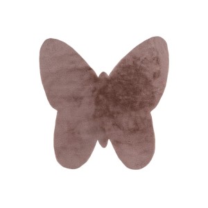 Tapis enfant 100x100, design E005S coloris rose poudré - Confort et élégance pour votre intérieur