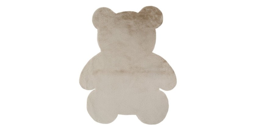 Tapis enfant 110x90cm, design E205S coloris beige - Confort et élégance pour votre intérieur