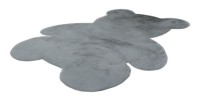 Tapis enfant 110x90cm, design E205S coloris argent - Confort et élégance pour votre intérieur