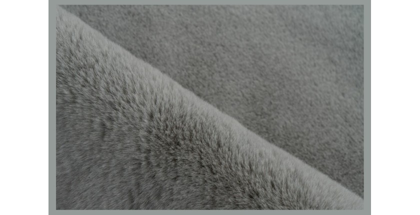 Tapis enfant 110x90cm, design E205S coloris argent - Confort et élégance pour votre intérieur