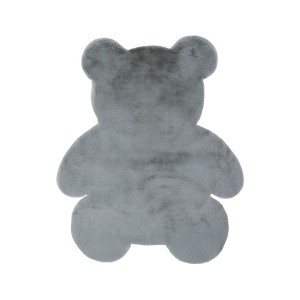 Tapis enfant 110x90cm, design E205S coloris argent - Confort et élégance pour votre intérieur