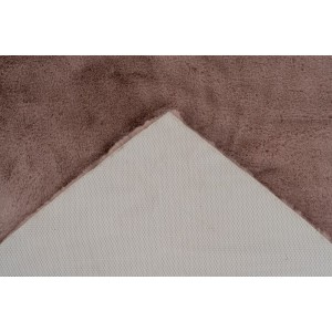 Tapis enfant 100x100cm, design E305S coloris rose poudré - Confort et élégance pour votre intérieur