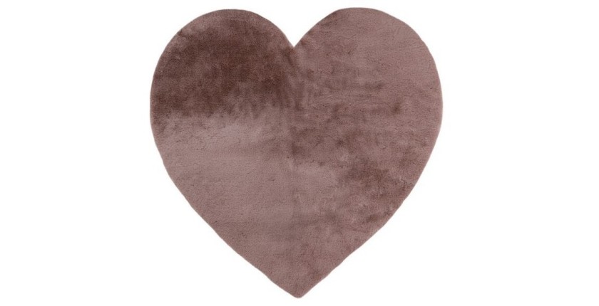 Tapis enfant 100x100cm, design E305S coloris rose poudré - Confort et élégance pour votre intérieur