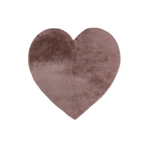 Tapis enfant 100x100cm, design E305S coloris rose poudré - Confort et élégance pour votre intérieur