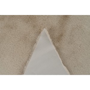 Tapis enfant 100x100cm, design E405S coloris beige - Confort et élégance pour votre intérieur