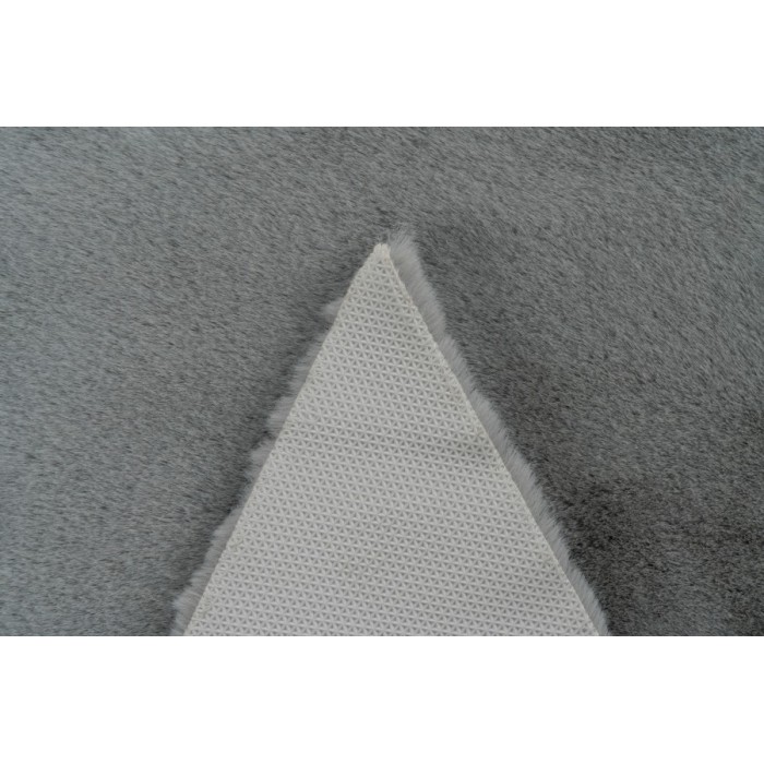 Tapis enfant 100x100cm, design E405S coloris argent - Confort et élégance pour votre intérieur