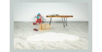 Tapis enfant 120x80cm, design E505S coloris ivoire - Confort et élégance pour votre intérieur