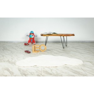 Tapis enfant 120x80cm, design E505S coloris ivoire - Confort et élégance pour votre intérieur