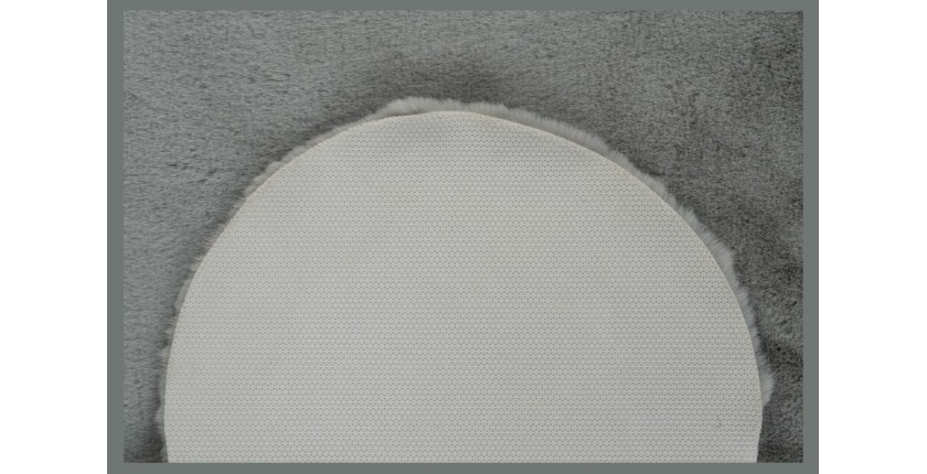 Tapis 120x80cm, design E505S coloris argent - Confort et élégance pour votre intérieur