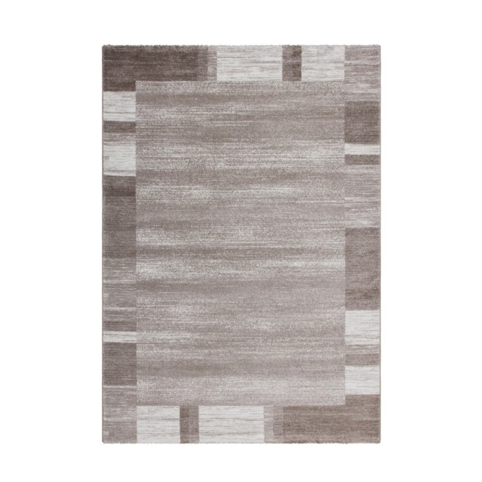 Tapis 150x80cm, design F005G coloris beige - Confort et élégance pour votre intérieur