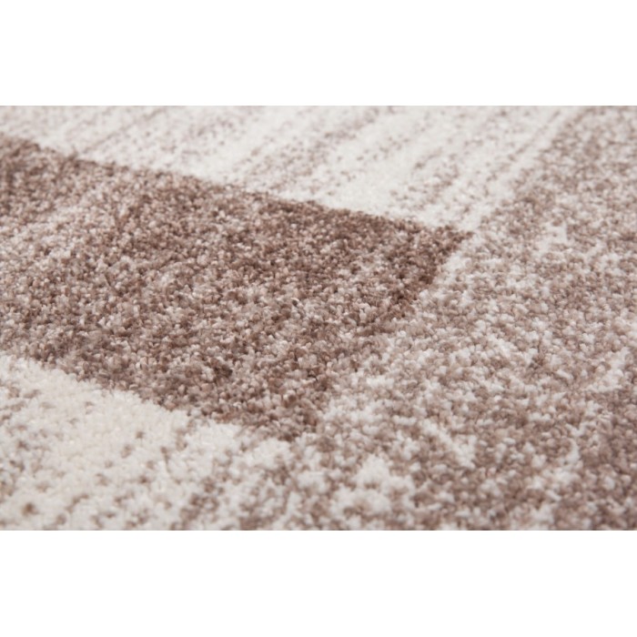 Tapis 230x160cm, design F005G coloris beige - Confort et élégance pour votre intérieur